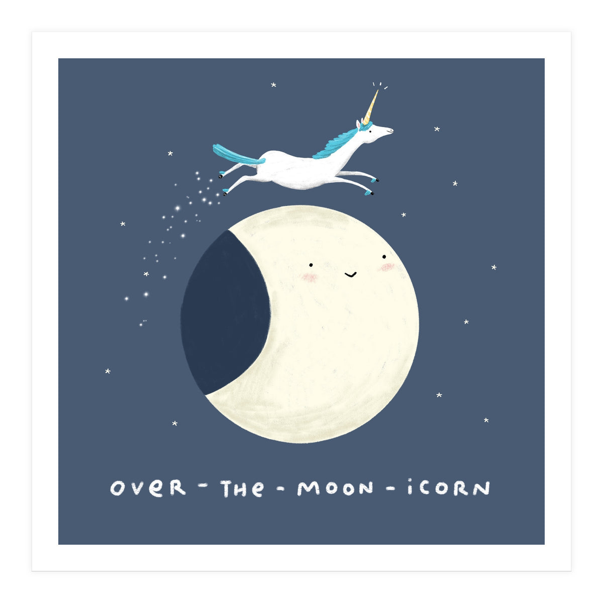 Over The Moon Icorn (Print Only)