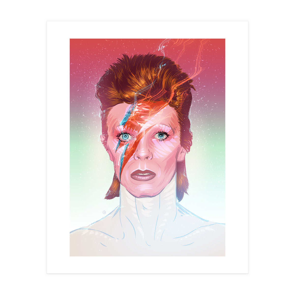 David Bowie Ziggy Stardust (Print Only)