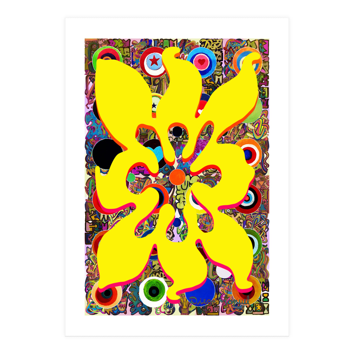 Fuego Y Graffiti 83 (Print Only)