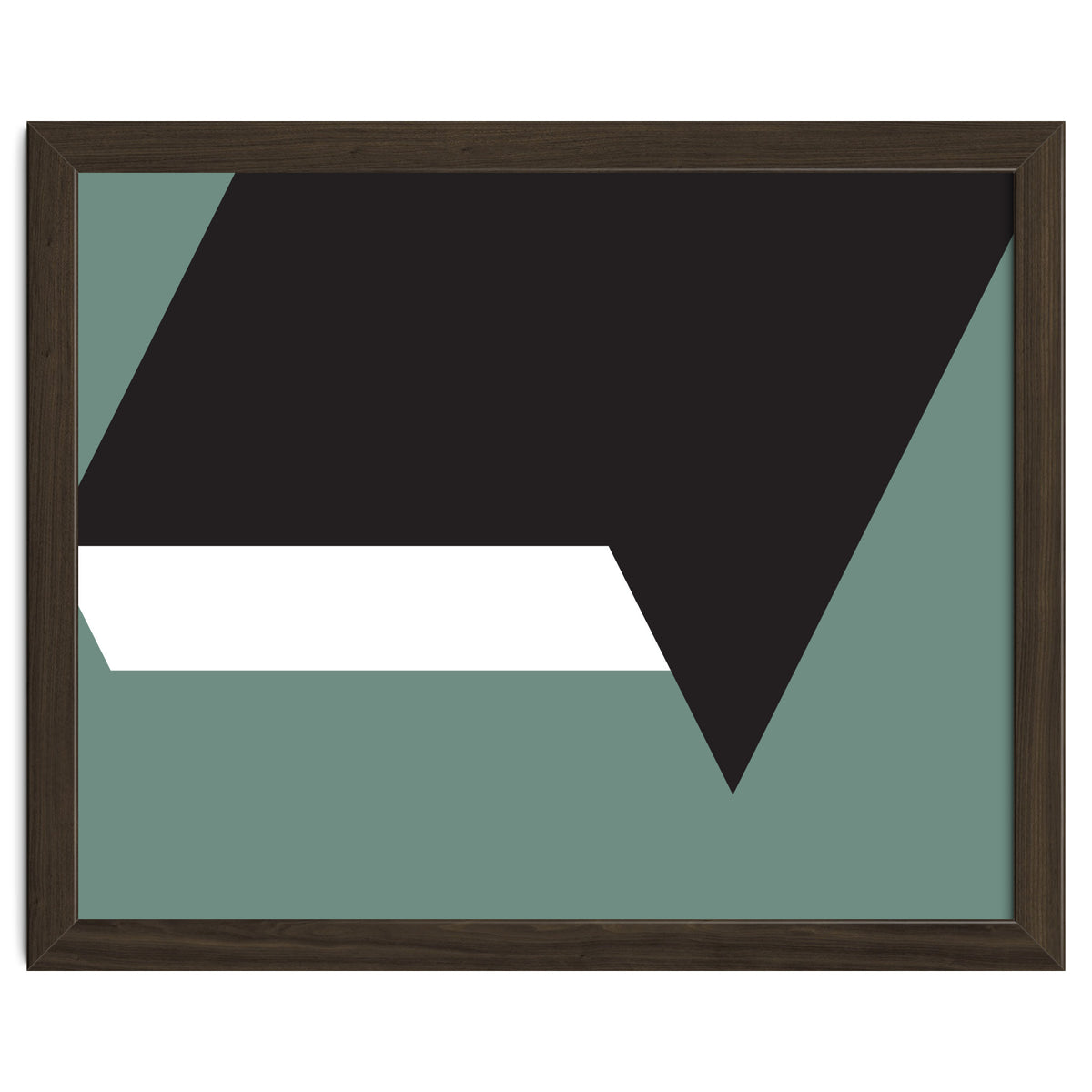 Geometric Shapes No. 85 - black, white & grey