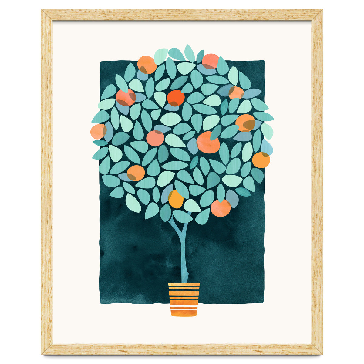 Orange Tree At Midnight