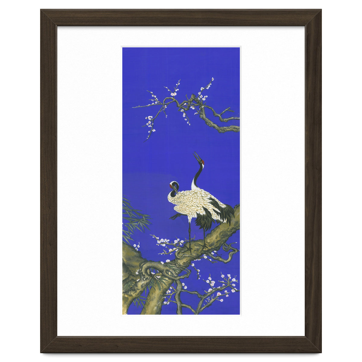 Cranes & Peach Blossom