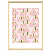 Pastel Pink Flower Pattern