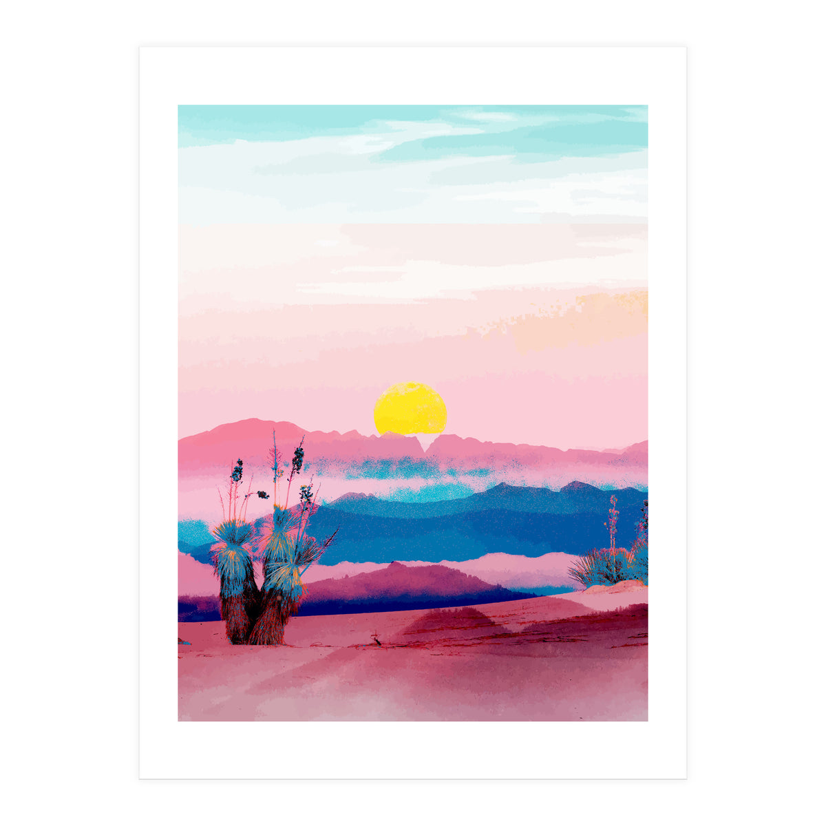 Her Heart Was Made Of Liquid Sunsets (Print Only)