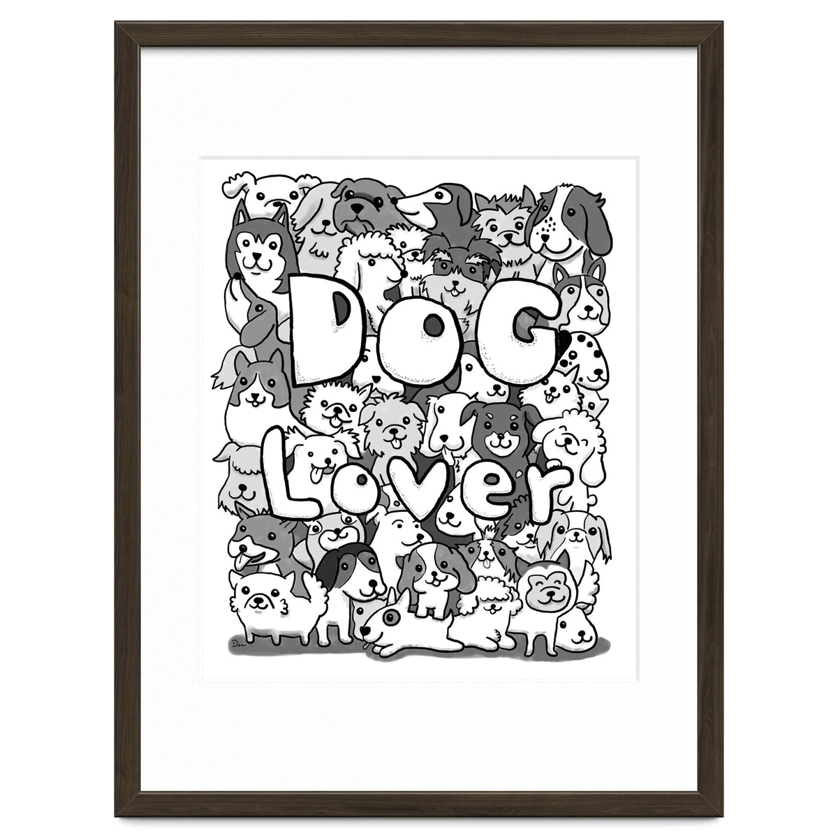 Doodle 72:  Dog Lover