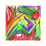 Colored Shapes In Perspective (Print Only) thumbnail