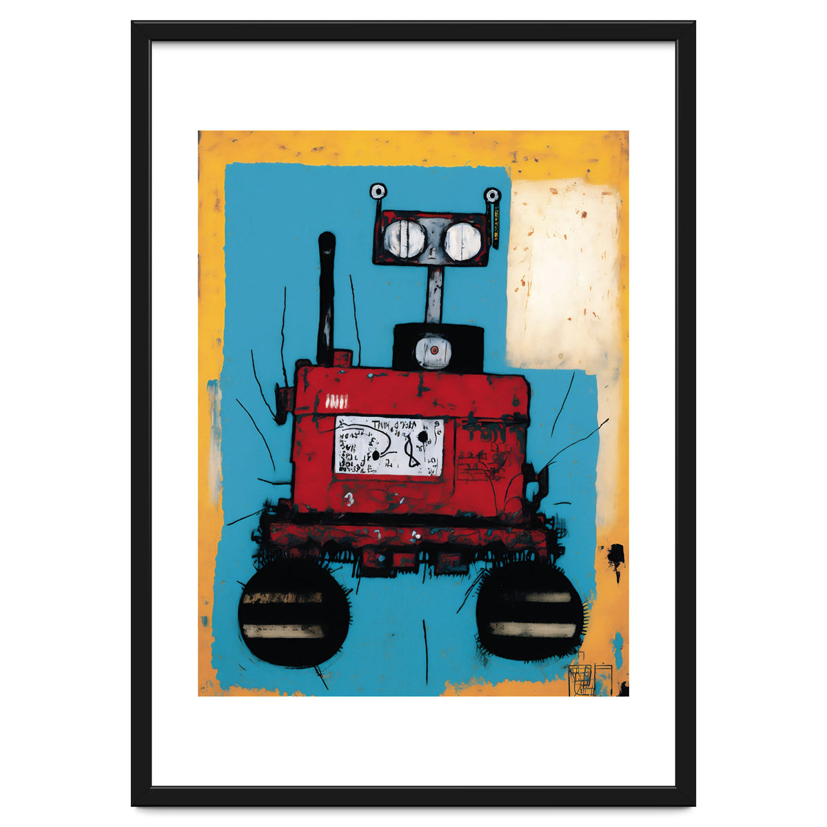 Robot Expressionist Painting