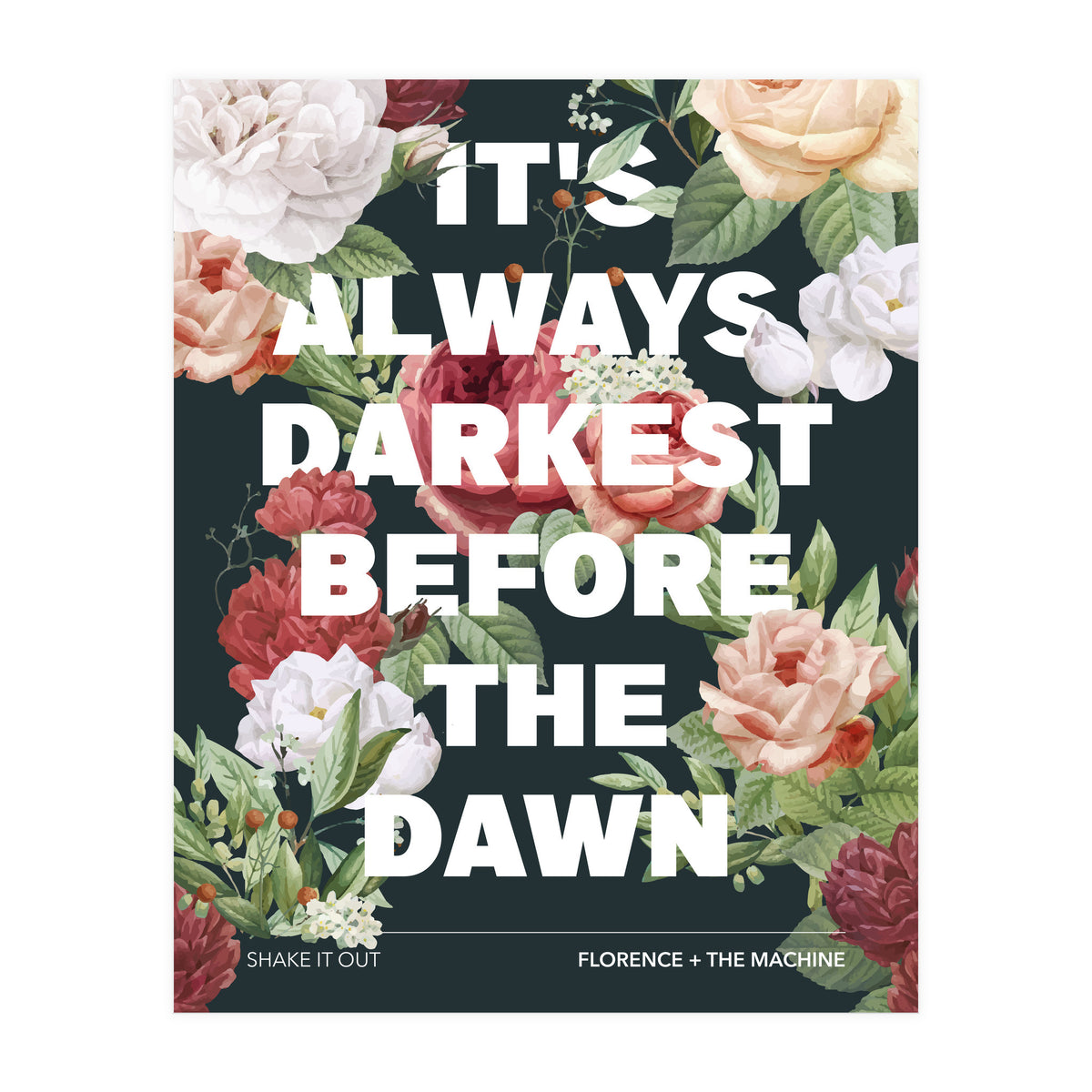 Florence + The Machine - Shake It Out (Print Only)