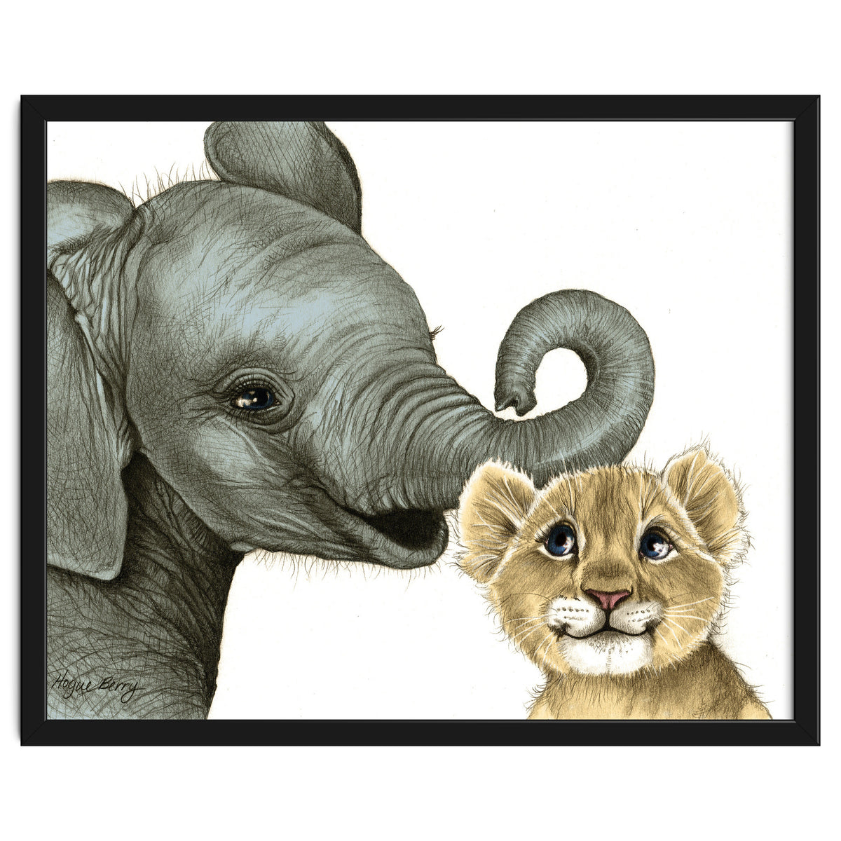 Best Friends, Elephant and Lion