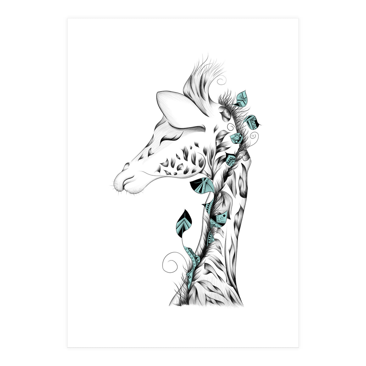 Poetic Giraffe (Print Only)