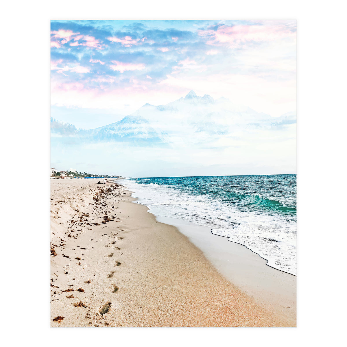 A Walk On The Beach (Print Only)