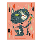 Cat A Tonic Grey Tabby (Print Only) thumbnail