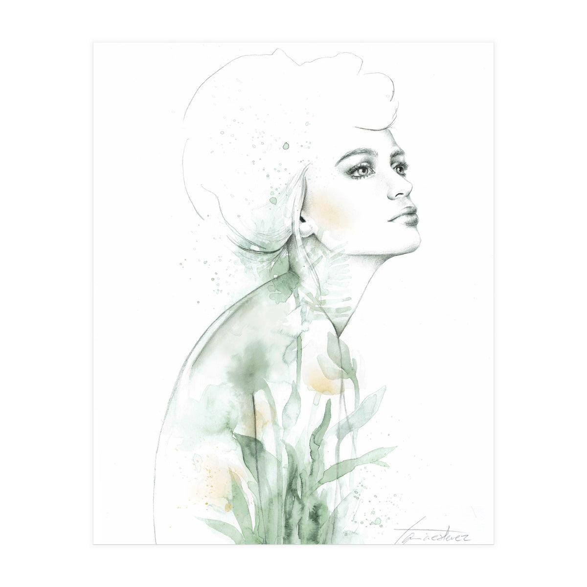 Volatile Flowers I (Print Only)