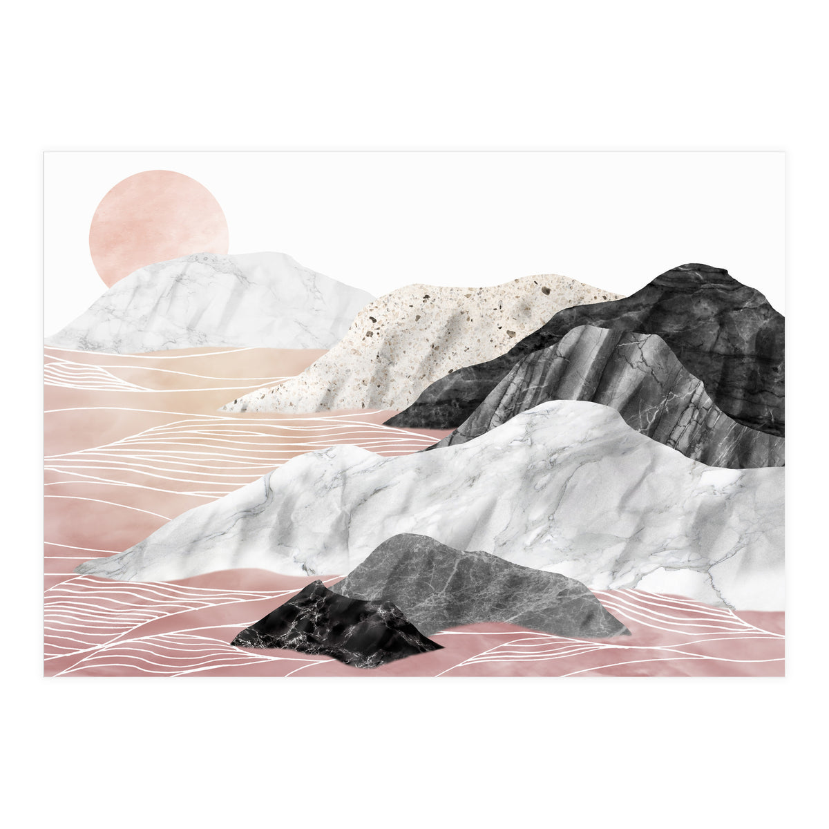 Marble Landscape 01 (Print Only)