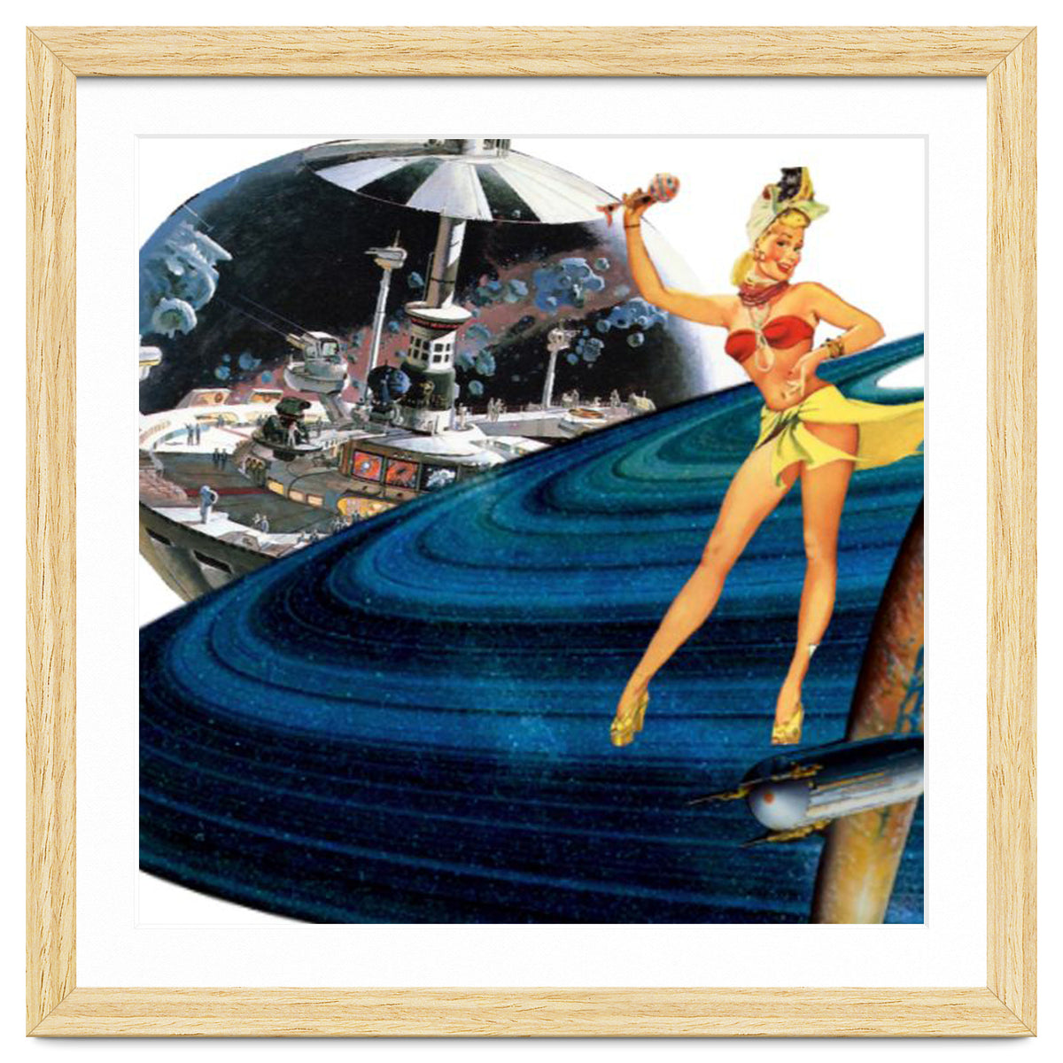 Dancer on Saturn Rings