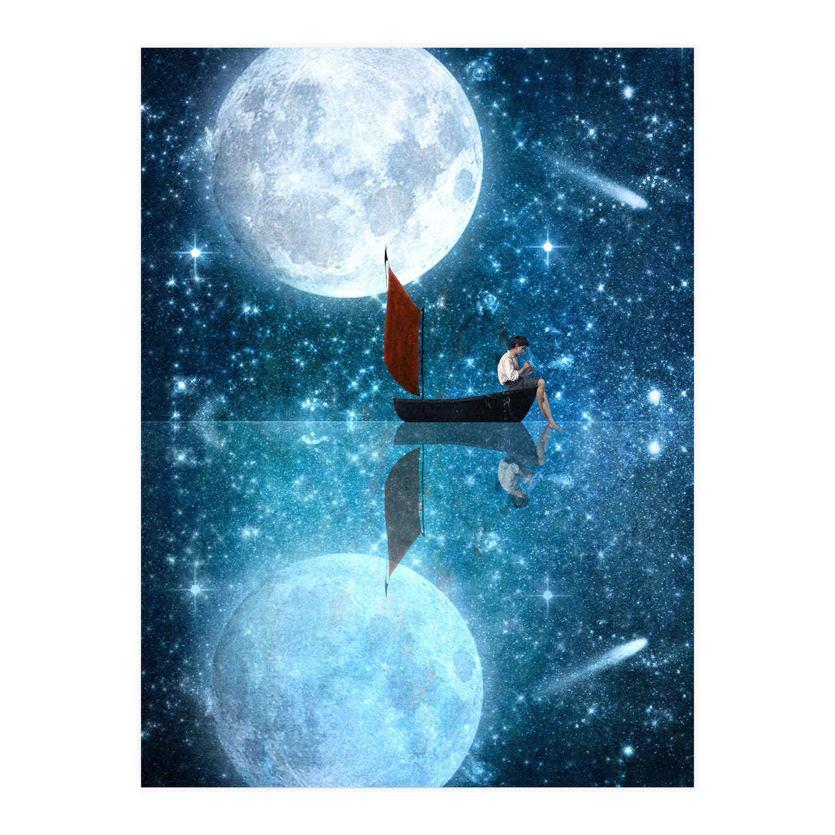 The Moon And Me (Print Only)