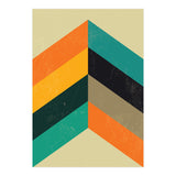 Mid Century Chevron Retro Pop Art (Print Only) thumbnail