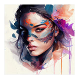 Watercolor Carnival Woman #8 (Print Only) thumbnail