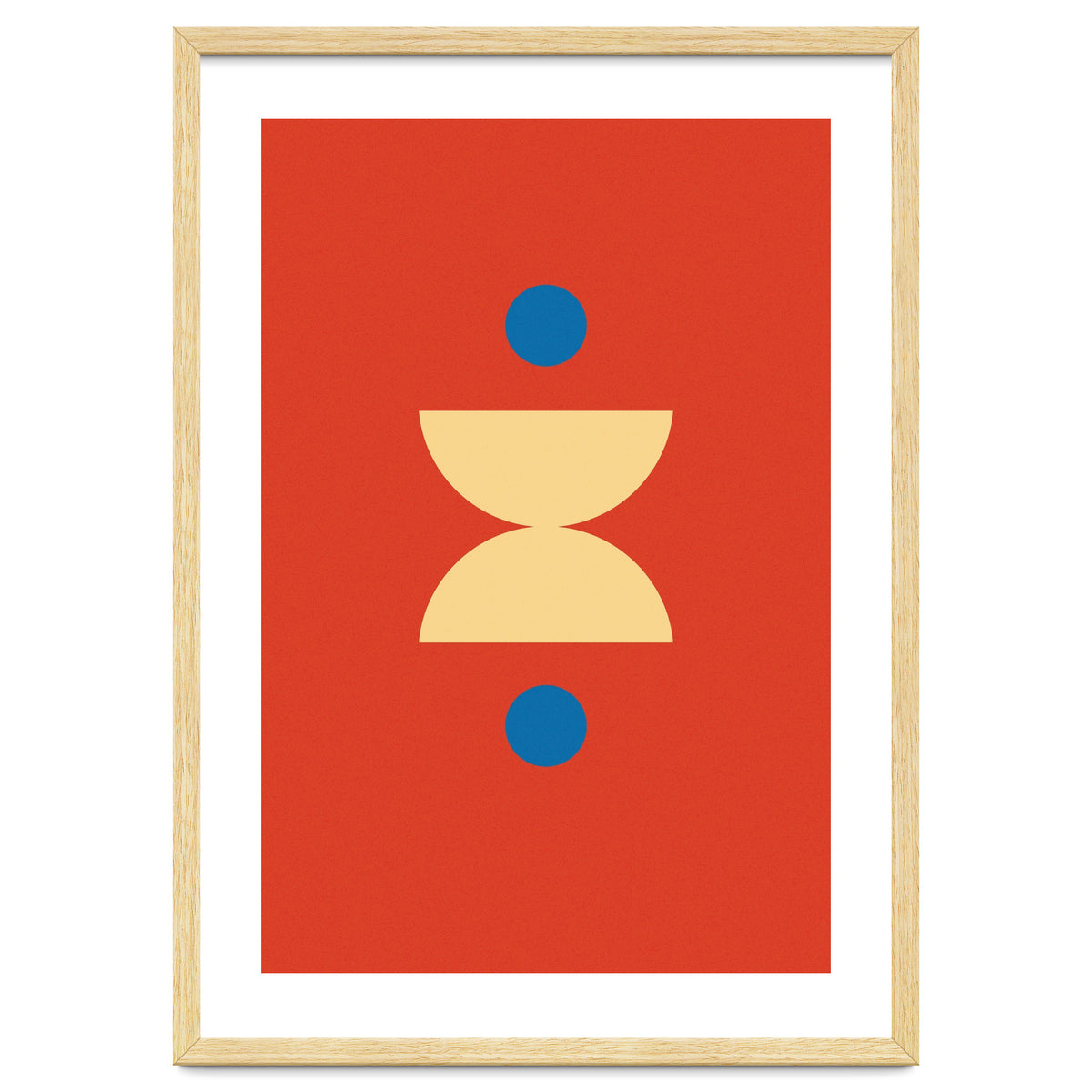 Mid Century Geometrical Print