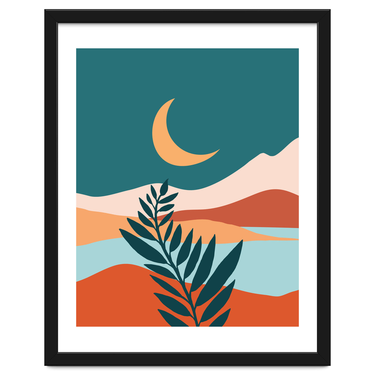 Moonlit Mediterranean