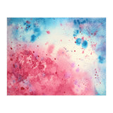 When pink meets blue || abstract watercolor (Print Only) thumbnail