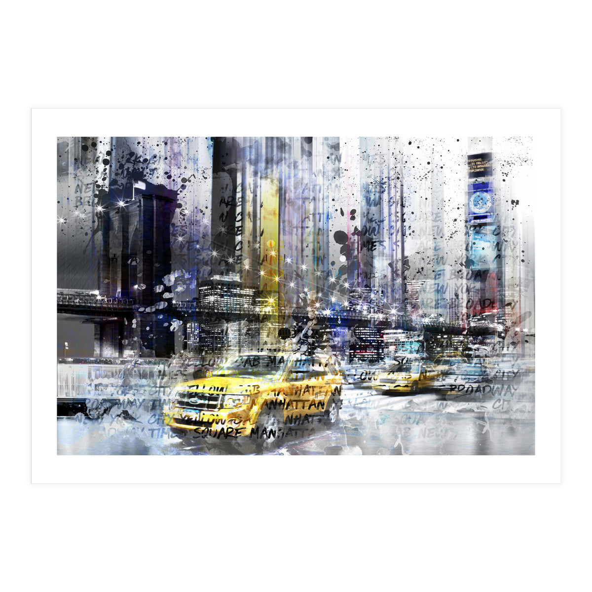 Modern Art NEW YORK Collage (Print Only)