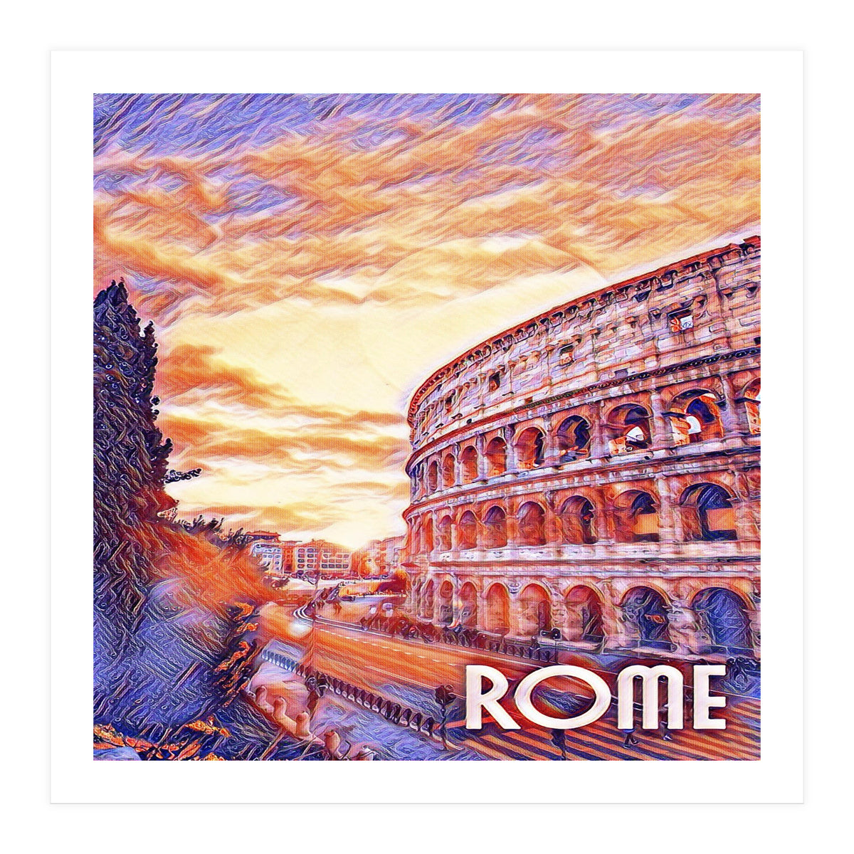 Rome Colosseo, Italy (Print Only)