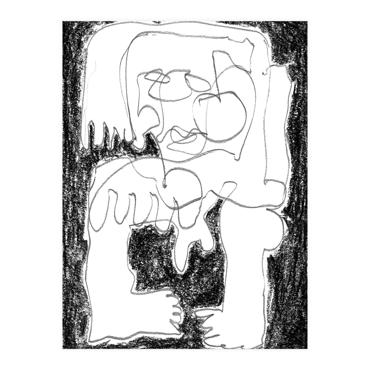 Static Noise - b&w (Print Only)