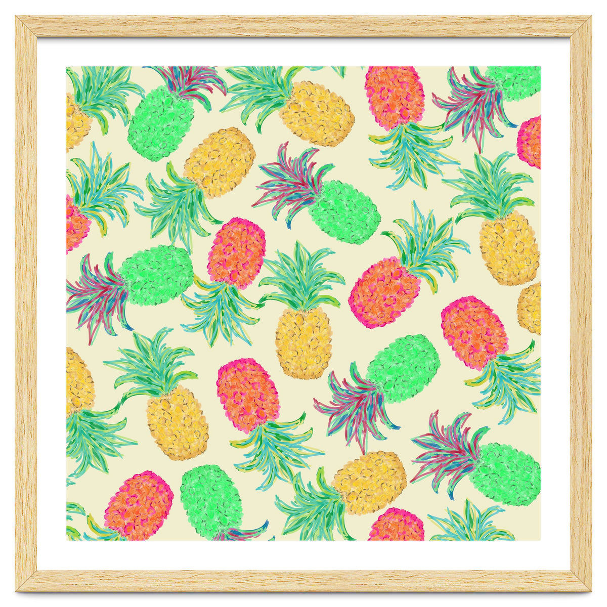 Pineapple Pandemonium Multicolo