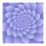 3 D Modern Purple Floral (Print Only) thumbnail