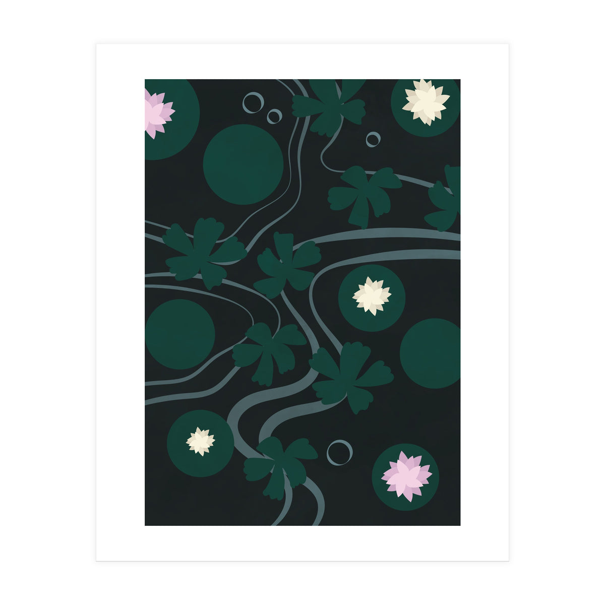 Lake At Night (Print Only)