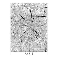 Paris White Map (Print Only)