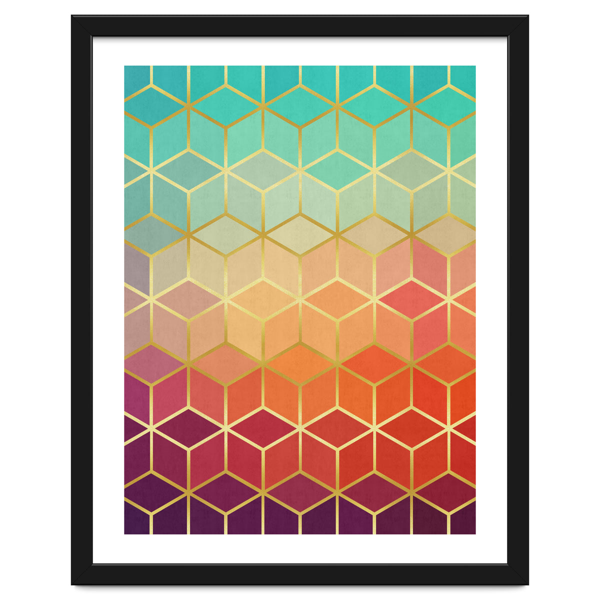 Colorful and golden pattern II