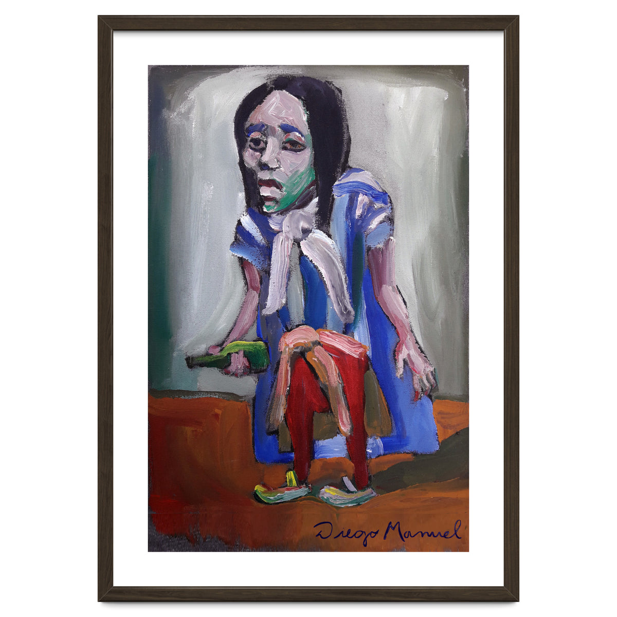 The fan, people from the neighborhood