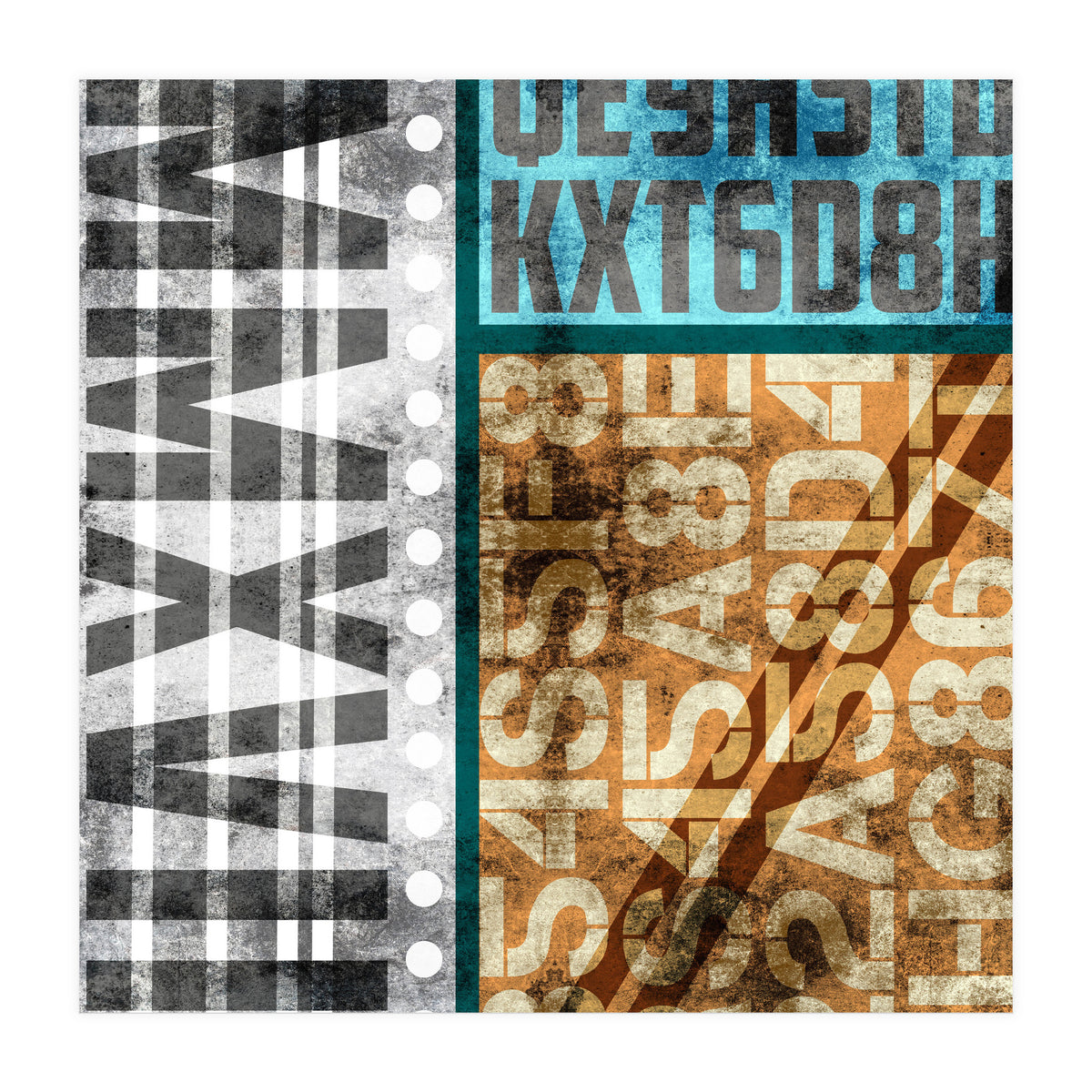 Typographic Industrial Abstract - MMXVII (Print Only)