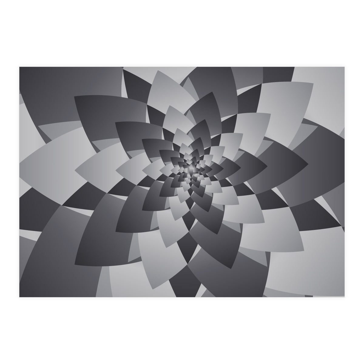 Fractal Black  (Print Only)