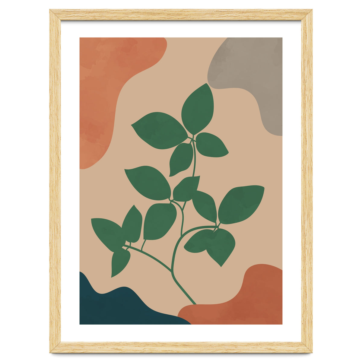 Botanical Neutral Earthy Tones