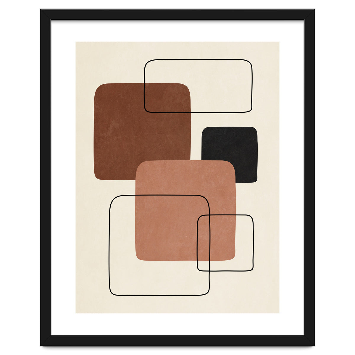 GEOMETRIC SHAPES - TERRACOTTA 02