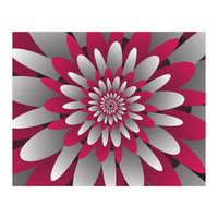 Paper Cut Flower Spiral (Print Only)