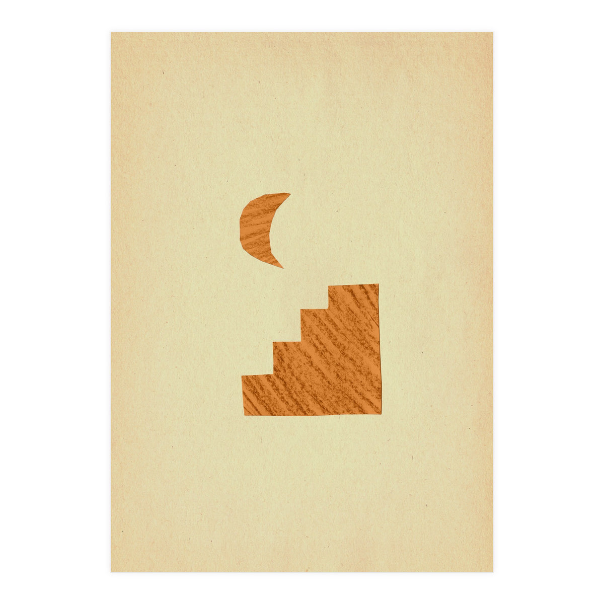 Minimalist moroccan landscape (Print Only)