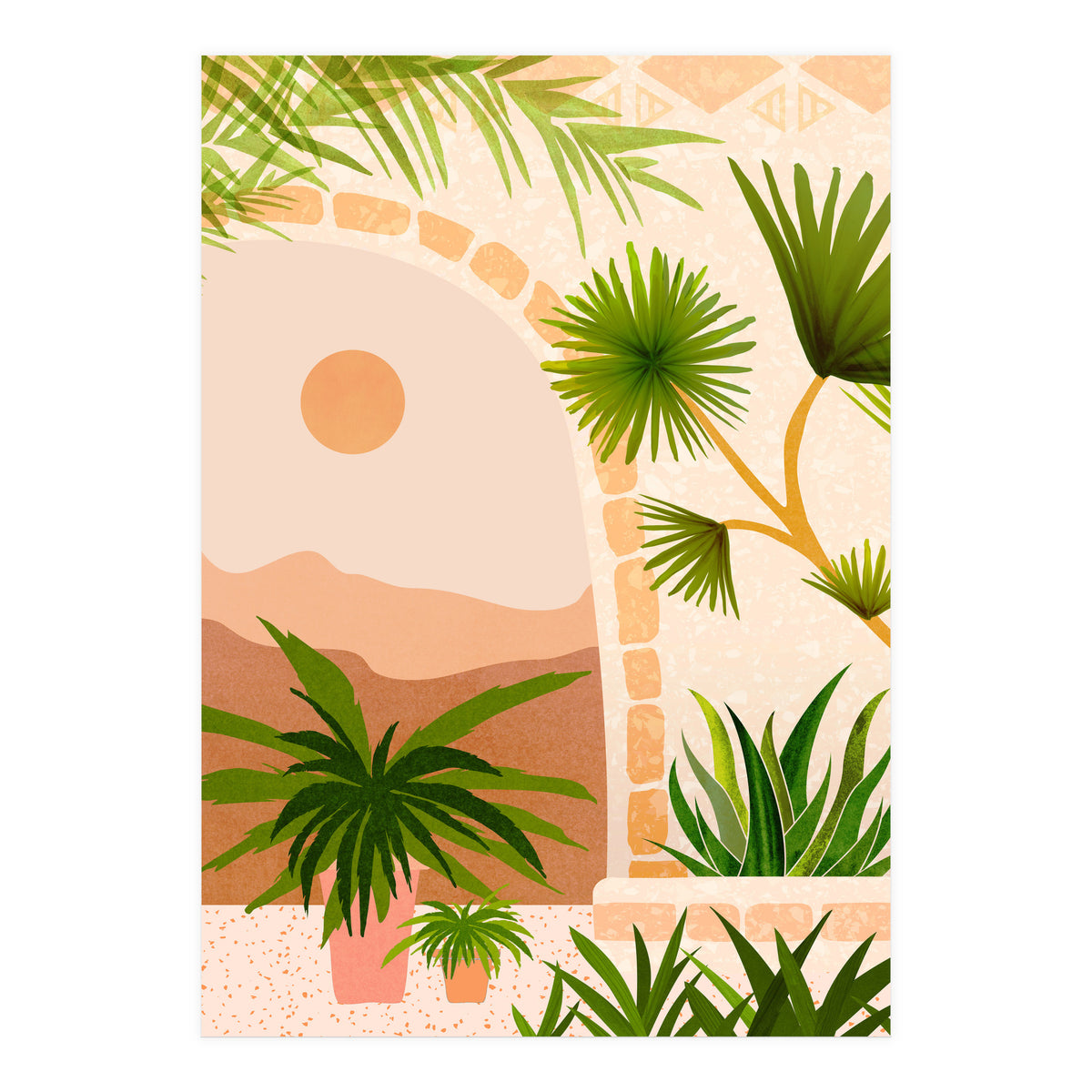 Southwest Summer Scene (Print Only)