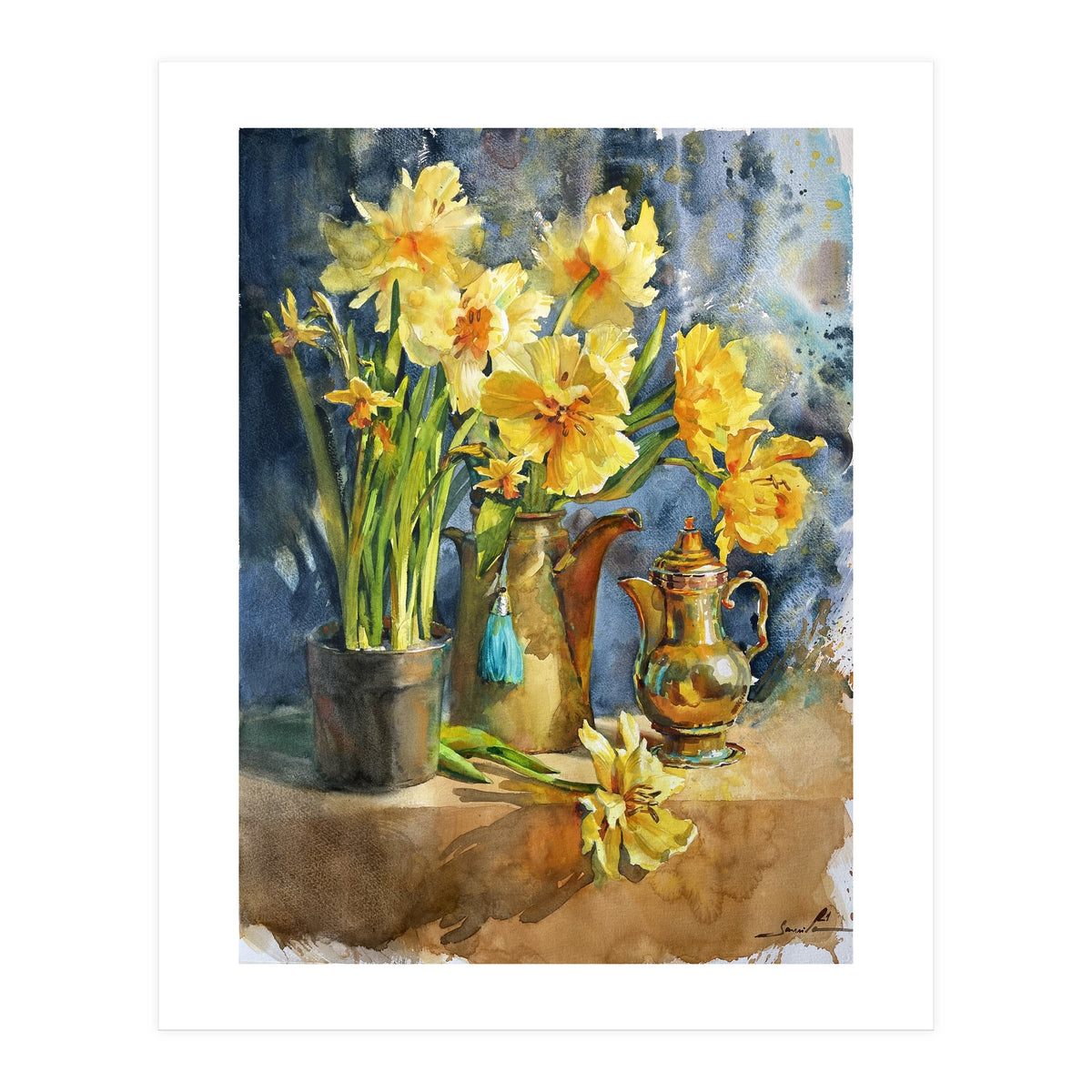 Sunny Flower Still Life (Print Only)