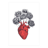 Heart With Peonies (Print Only) thumbnail