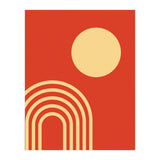 Mid Century Sun and Rainbow Lines (Print Only) thumbnail