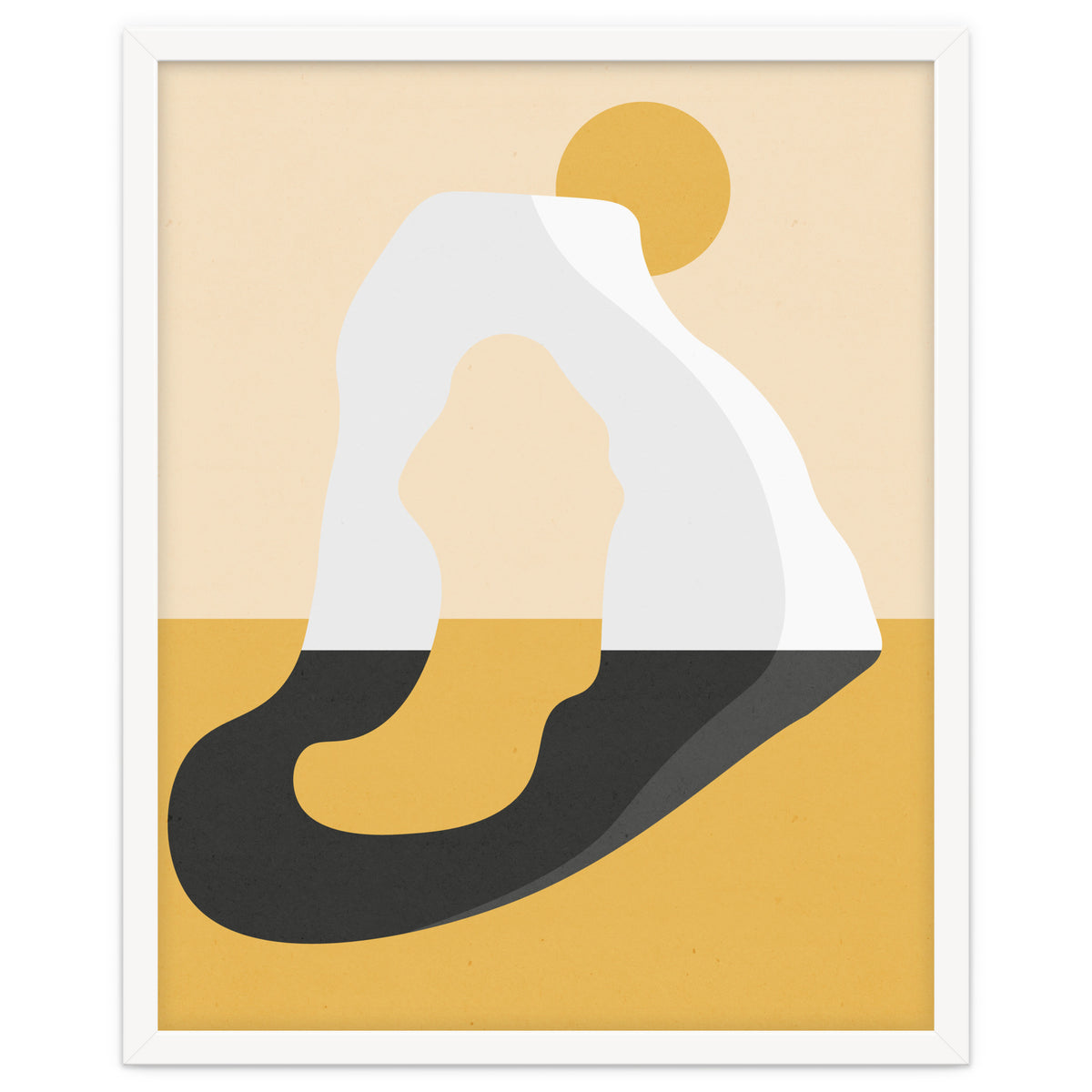 Abstract Arch - Golden Desert