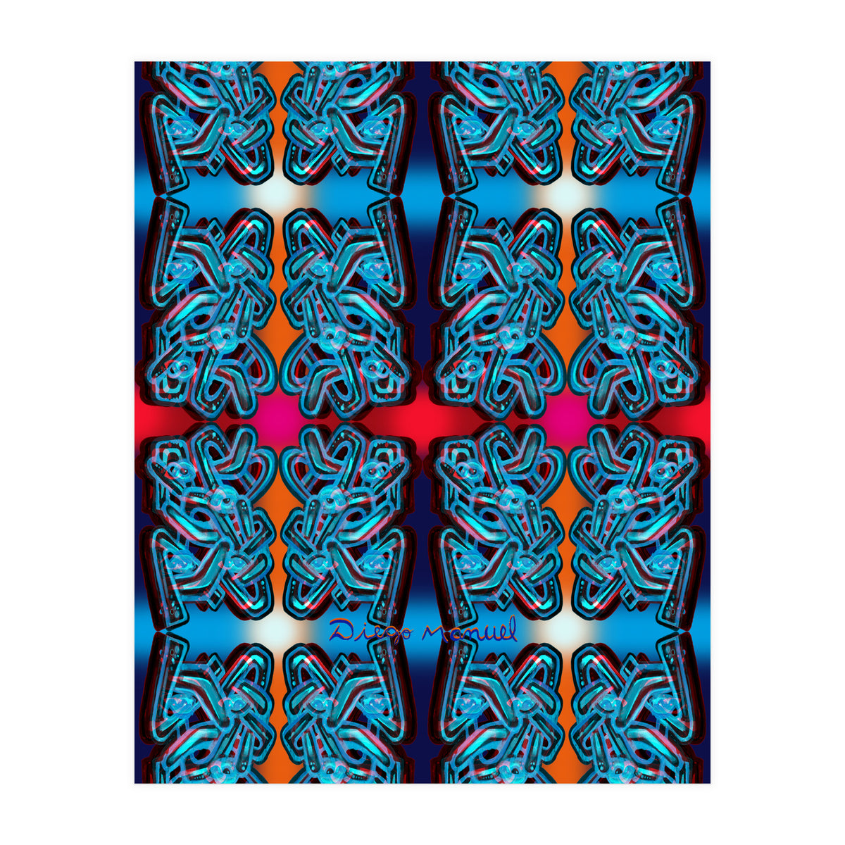 Formas Lenguas Y Ojos D (Print Only)