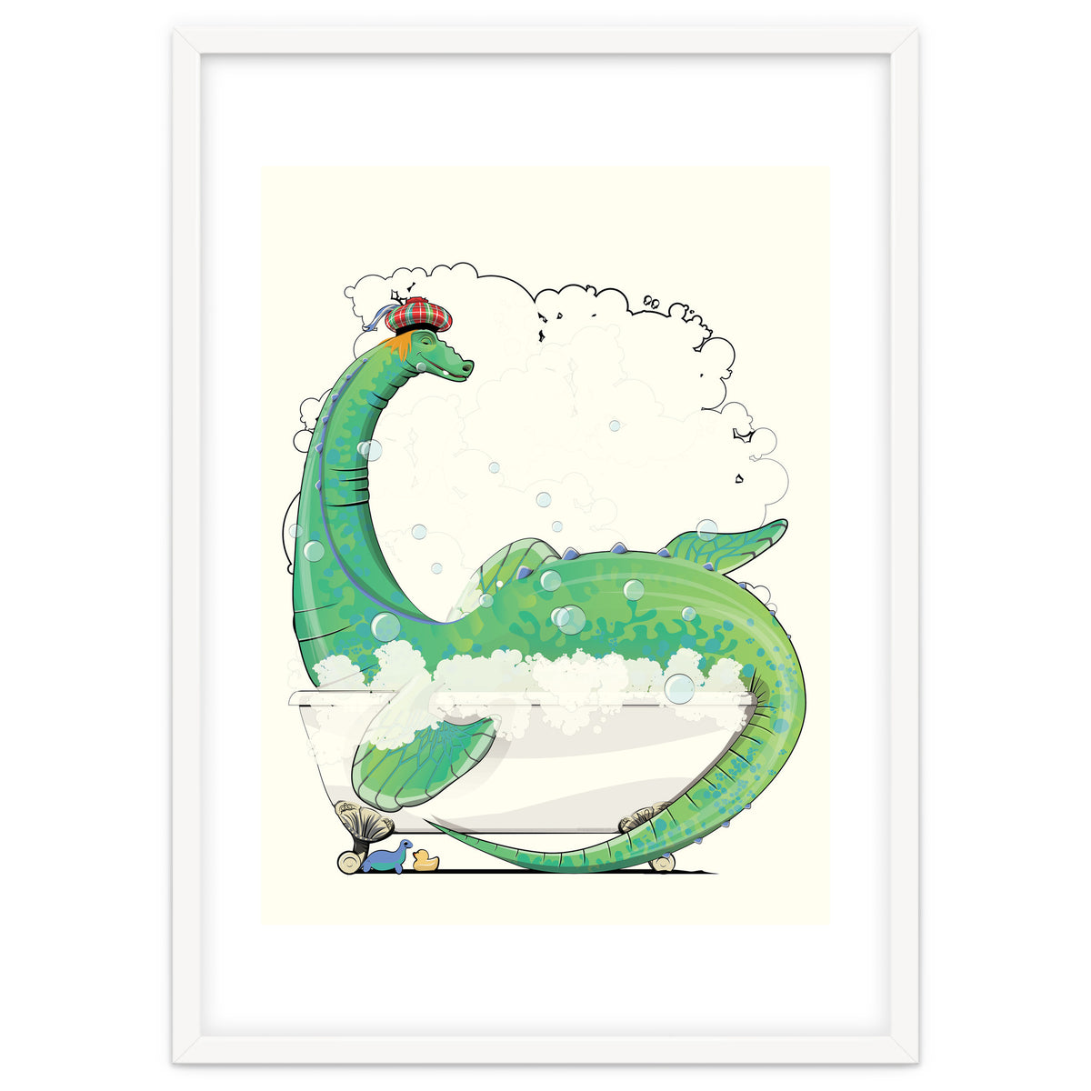 Loch Ness Monster in the Bath, Funny Bathroom Humour