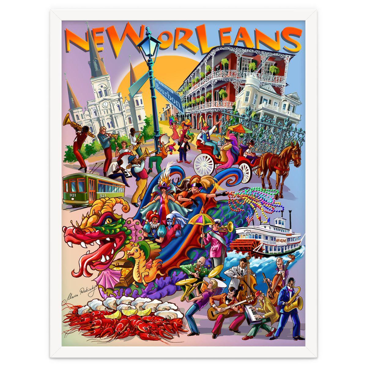 New Orleans Illustration