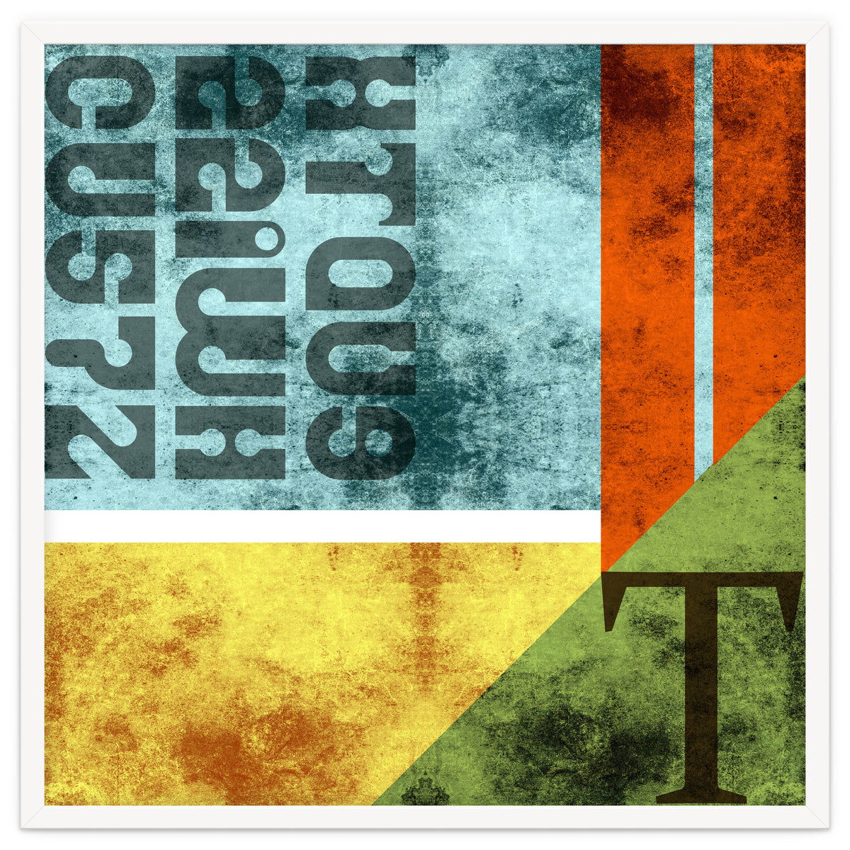 Abstract Industrial Rgby