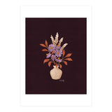 Purple Floral Vase Still Life (Print Only) thumbnail